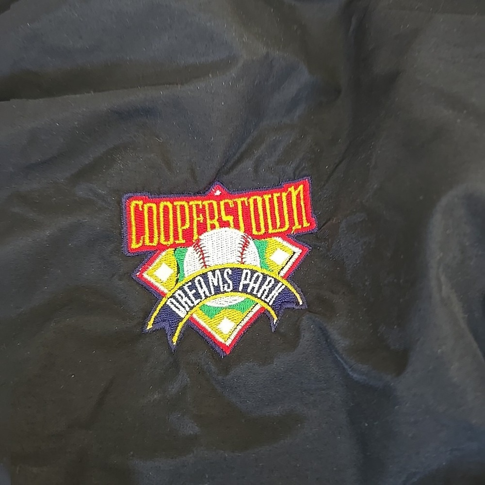 Cooperstown‎ Dream Park Jacket Mens 2XL Black Insulated Fill Zip And Snap
